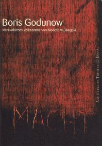 Zum Download des Programmheftes bitte auf das Bild klicken! Boris Godunow